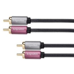Accesorii Audio Hi-Fi CABLU 2RCA-2RCA 1.0M KRUGER&MATZ