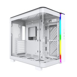 Carcasa Carcasa KING 95 Midi-Tower, Tempered Glass, Fara sursa, ARGB, Alb