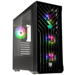 Carcasa Carcasa Unity Cascade, ARGB, Mid-Tower, Fara sursa, Negru