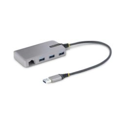 5G3AGBB-USB-A-HUB 3x USB-A 1x RJ45 Gri