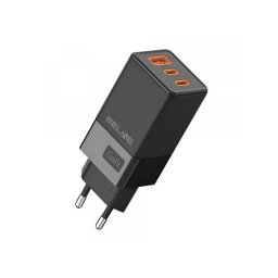 Incarcator de retea 65W GaN 2xUSB-C +USB-A only head black