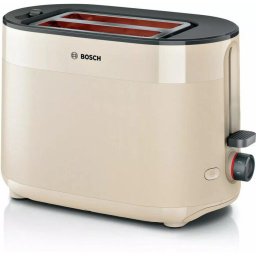 Prajitor de paine TAT2M127, 2 felii, 950 W, Termostat, Bej
