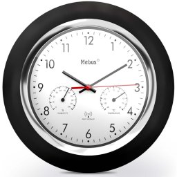 Ceasuri decorative Mebus 19453 Radio controlled Wall Clock w. Thermo/Hygrometer