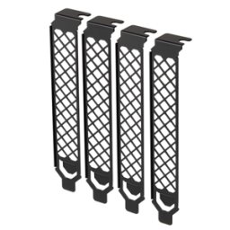 Set brackets PCI Silverstone AEROSLOTS Gen 2, culoare neagra, SST-AEROSLOTS2B