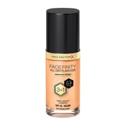 Fond de ten Max Factor All Day Flawless Vegan, N70 - Warm Sand, 30ml