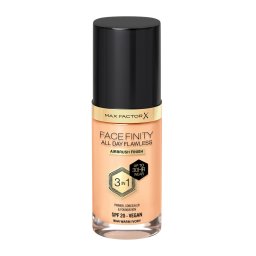 Fond de ten Max Factor All Day Flawless Vegan, W44 - Warm Ivory, 30ml