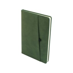 Agenda A5 efect piele, verde
