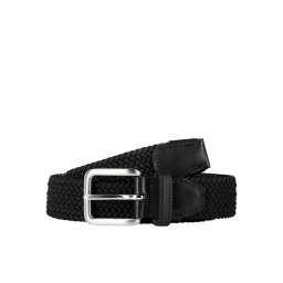 JACK & JONES Curea 'Spring' negru / argintiu