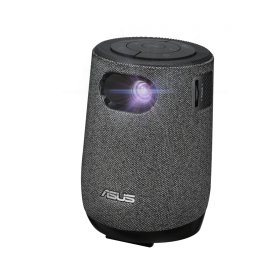 Proiector LED portabil ASUS ZenBeam Latte L1, 300 lumeni, rezolutie 720p, sunet Harman Kardon, boxa Bluetooth de 10W, 3 ore de redare video, proiectie wireless, baterie incorporata, LED 30.000 ore, 1280 x 720 (HD), up to FHD 1920*1080, 400:1, distanta max