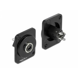 Modul de lipit D-type jack 3.5mm stereo 3 pini mama, Delock 86789