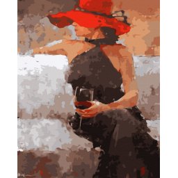 Set pictura pe numere, cu sasiu, Relaxare, 40x50 cm