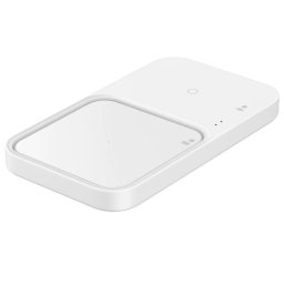 Stand de birou incarcare Fast Wireless Charger Duo, inclus incarcator retea, Alb