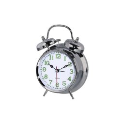 Ceasuri decorative Hama Alarm Clock Nostalgy, silver fluorescent 186326