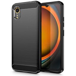 Husa Husă Tech-Protect Carbon pentru Samsung Galaxy Xcover7 G556, textură carbon, neagră