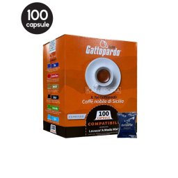 100 Capsule Caffe Gattopardo Dakar – Compatibile A Modo Mio
