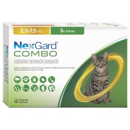 Pipeta deparazitare interna externa Nexgard Cat L 2.5kg - 7.5kg