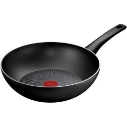 Tigaie Wok Tefal Simple Cook, Thermo-Signal, invelis antiaderent din titan, 28 cm