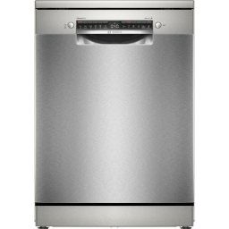 Masina de spalat vase Bosch SMS4EMI06E, 14 seturi, 6 programe, Home Connect, AquaStop, Motor EcoSilence Drive, Clasa B, 60 cm, Inox antiamprenta