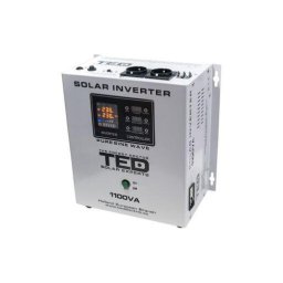 Invertor Solar Fotovoltaic Monofazat Off-Grid 12V 1100VA 700W MPPT cu unda sinusoidala pura