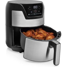 Friteuza Digitala cu aer cald XXL Princess 182026, 1500 W, , Argintiu