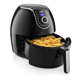 Friteuza digitala cu aer cald XXL Princess 182055, 1700 W, 5.2 litri, termostat reglabil 80 - 200 , Functii prajire, coacere, reincalzire, Negru