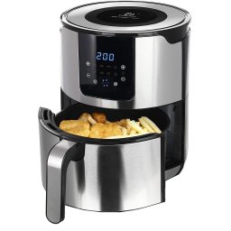 Friteuza fara ulei Emerio AF-124802, 5 l, 1400 wati, 7 programe, functia de incalzire, inox