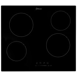 Plita incorporabila STARCREST SEH-GT6242, Vitroceramica, 4 zone de gatit, 9 trepte de putere, Touch control, Timer, Sticla Neagra