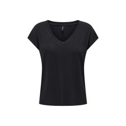 ONLY T-shirt Onlrilla S/S V-Neck 15315776 C-N10 black
