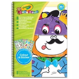Crayola Mini Kids: Carte de colorat cu autocolante