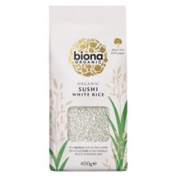 Orez alb pentru sushi, bio, 400g, Biona