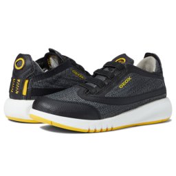 Geox Aeranter 4 (Little KidBig Kid) BlackYellow