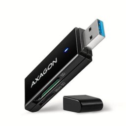 Card reader Axagon CRE-S2N , USB-C 3.2, 2 in 1, SD, microSD, Negru
