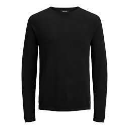 JACK & JONES Pulover 'JJEHill' negru