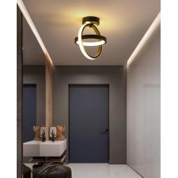 Lustra LED 40W 7615-BK Circle Design