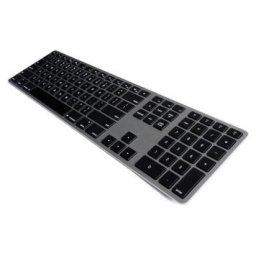 Tastatura FK418BTB-UK, Fără fir, Bluetooth, Gri