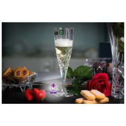 BRIXTON Set 6 pahare cristal Bohemia sampanie 180 ml