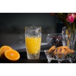 NICOLETTE Set 6 pahare cristal Bohemia apa/suc 430 ml