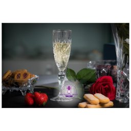 PINWHEEL Set 6 pahare cristal Bohemia sampanie 180 ml