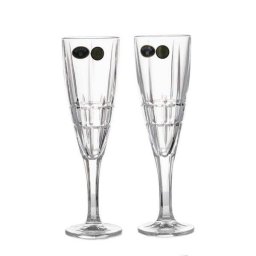 LONDON Set 6 pahare cristal Bohemia sampanie 180 ml