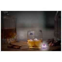 BAR Set 4 pahare sticla cristalina whisky 300 ml