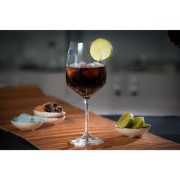 GISELLE Set 6 pahare sticla cristalina vin / apa 560 ml