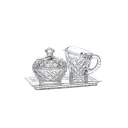 Set servire cafea cristal Bohemia 4 piese