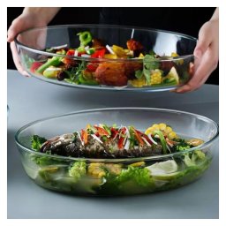 Vas sticla termorezistenta peste oval 4 l