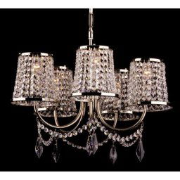 Candelabru cristal 5 brate argintiu (AB 0422/04/005)