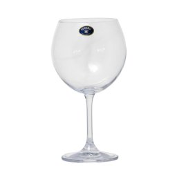 SYLVIA Set 6 pahare sticla cristalina Bohemia vin rosu balon 460 ml