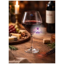 GAVIA Set 6 pahare sticla cristalina Bohemia vin rosu 610 ml