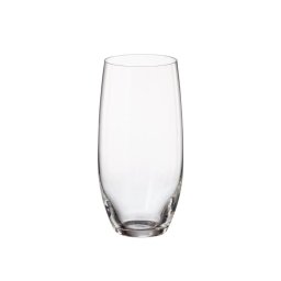 MERGUS Set 6 pahare sticla cristalina Bohemia apa / suc 470 ml