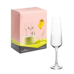 SANDRA FROZEN Set 6 pahare sticla cristalina Bohemia sampanie 200 ml