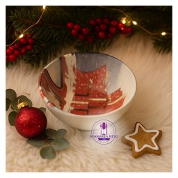 Bol ceramica decor "Cadouri" 10 cm
