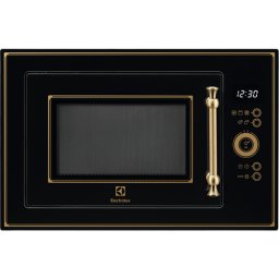 Cuptor cu microunde incorporabil Electrolux EMT25203OK, 25 l, Putere 900 W, Grill, Afisaj digital, Timer, Rustic negru
